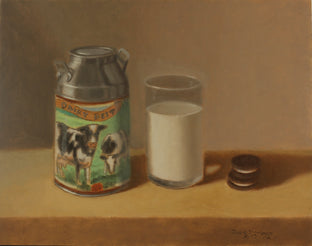 Original art for sale at UGallery.com | Got Milk? II by Jose H. Alvarenga | $650 | oil painting | 11' h x 14' w | photo 1