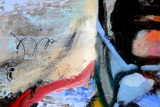Original art for sale at UGallery.com | Cowboy 3- Pink Hat by Scott Dykema | $1,075 | mixed media artwork | 18' h x 18' w | photo 3