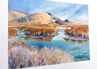 Coyote Hills Wetlands by Catherine McCargar |  Side View of Artwork 