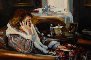 Cozy Chat by Onelio Marrero |   Closeup View of Artwork 