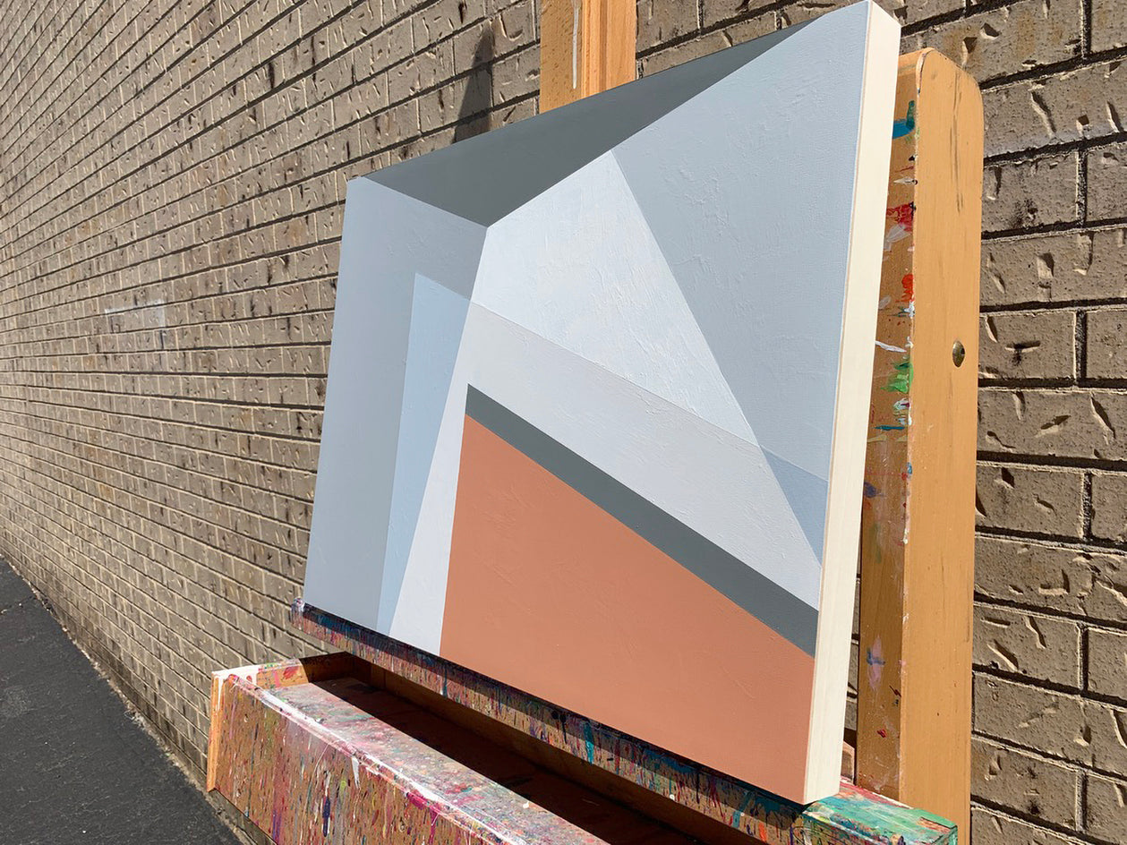 From My Vantage Point by Craig Rouse |  Side View of Artwork 