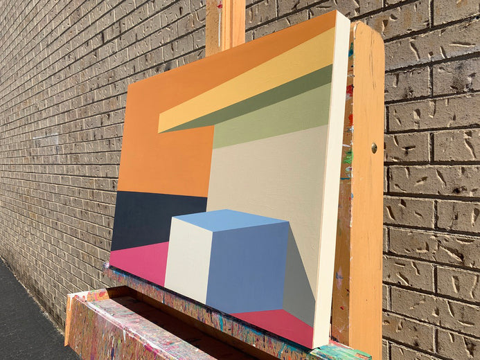 NAR: Comp #5 by Craig Rouse |  Side View of Artwork 