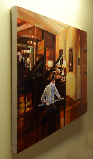 Crescendo by Onelio Marrero |  Side View of Artwork 