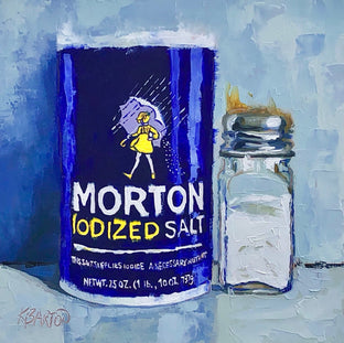 Original art for sale at UGallery.com | Two Salts by Karen Barton | $450 | oil painting | 8' h x 8' w | photo 1