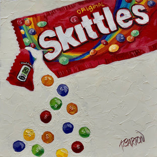 Original art for sale at UGallery.com | Skittles Delight by Karen Barton | $375 | oil painting | 8' h x 8' w | photo 1