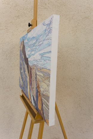 Approaching the Sentinel by Crystal DiPietro |  Side View of Artwork 