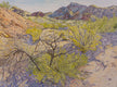 Original art for sale at UGallery.com | Desert Wash by Crystal DiPietro | $5,000 | mixed media artwork | 36' h x 48' w | thumbnail 1