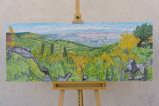 Fall Comes to the Grand Mesa by Crystal DiPietro |  Context View of Artwork 