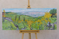 Original art for sale at UGallery.com | Fall Comes to the Grand Mesa by Crystal DiPietro | $5,500 | mixed media artwork | 24' h x 60' w | thumbnail 3
