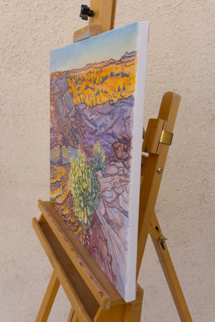 Original art for sale at UGallery.com | Morning at Canyonlands by Crystal DiPietro | $1,050 | mixed media artwork | 18' h x 22' w | photo 2