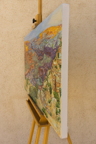 Morning Kisses the Grand Canyon by Crystal DiPietro |  Side View of Artwork 