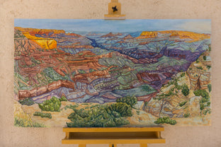 Morning Kisses the Grand Canyon by Crystal DiPietro |  Context View of Artwork 