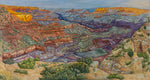 Original art for sale at UGallery.com | Morning Kisses the Grand Canyon by Crystal DiPietro | $5,400 | mixed media artwork | 24' h x 44' w | thumbnail 1