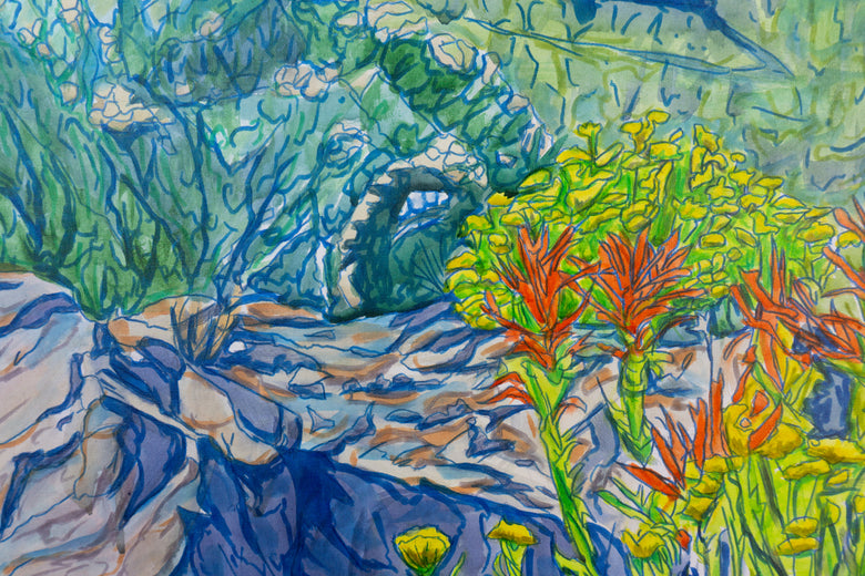 Paintbrush by Crystal DiPietro |  Context View of Artwork 