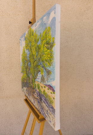 Palo Verde by Crystal DiPietro |  Side View of Artwork 