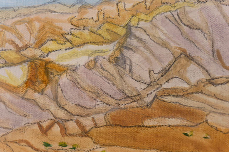 Rainbow Gardens by Crystal DiPietro |   Closeup View of Artwork 