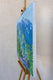 Original art for sale at UGallery.com | Early Morning Blues by Crystal DiPietro | $4,075 | oil painting | 30' h x 40' w | thumbnail 2