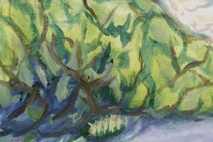 I Wish That I Could Ride on the Shadows of Clouds by Crystal DiPietro |  Side View of Artwork 