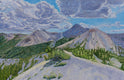 Original art for sale at UGallery.com | I Wish That I Could Ride on the Shadows of Clouds by Crystal DiPietro | $5,250 | oil painting | 36' h x 56' w | thumbnail 1