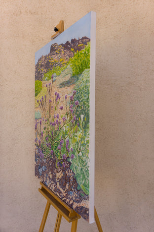 Phacelia by Crystal DiPietro |  Side View of Artwork 