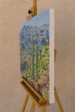 Original art for sale at UGallery.com | Sonoran Hillside by Crystal DiPietro | $2,175 | oil painting | 24' h x 30' w | thumbnail 2