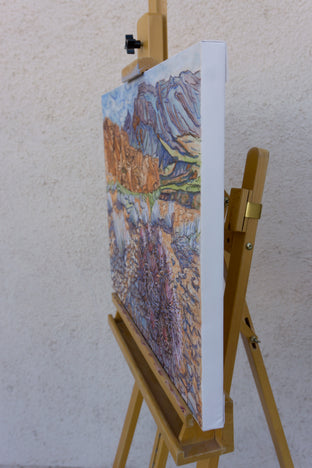 Redstone by Crystal DiPietro |  Side View of Artwork 