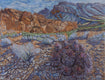 Original art for sale at UGallery.com | Redstone by Crystal DiPietro | $1,075 | watercolor painting | 20' h x 26' w | thumbnail 1
