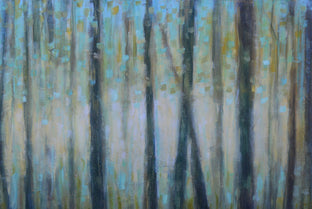 Crystal Reflections by Sally Adams |  Side View of Artwork 