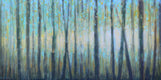 Original art for sale at UGallery.com | Crystal Reflections by Sally Adams | $1,400 | acrylic painting | 24' h x 48' w | thumbnail 1