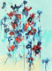 Original art for sale at UGallery.com | Blue Valentine's Day by Cynthia Ligeros | $600 | acrylic painting | 24' h x 18' w | thumbnail 1