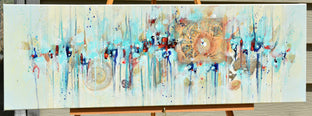 Original art for sale at UGallery.com | Return to Innocence by Cynthia Ligeros | $1,075 | acrylic painting | 12' h x 36' w | photo 3