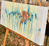 Original art for sale at UGallery.com | Salvation of Nature by Cynthia Ligeros | $1,075 | acrylic painting | 12' h x 36' w | thumbnail 2