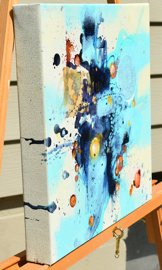 Shine Like A Diamond by Cynthia Ligeros |  Side View of Artwork 