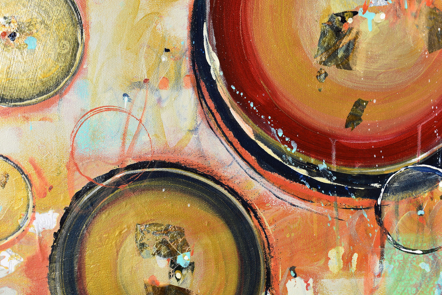 Finding Serenity by Cynthia Ligeros |  Closeup View of Artwork 