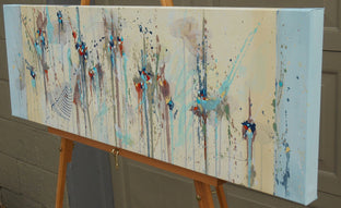 Original art for sale at UGallery.com | Circus of Invention by Cynthia Ligeros | $1,075 | oil painting | 12' h x 36' w | photo 2