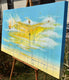 Original art for sale at UGallery.com | Dare to Dream by Cynthia Ligeros | $3,200 | oil painting | 24' h x 48' w | thumbnail 2