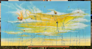 Original art for sale at UGallery.com | Dare to Dream by Cynthia Ligeros | $3,200 | oil painting | 24' h x 48' w | photo 3