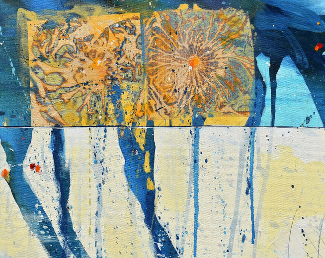 Take On The World by Cynthia Ligeros |   Closeup View of Artwork 