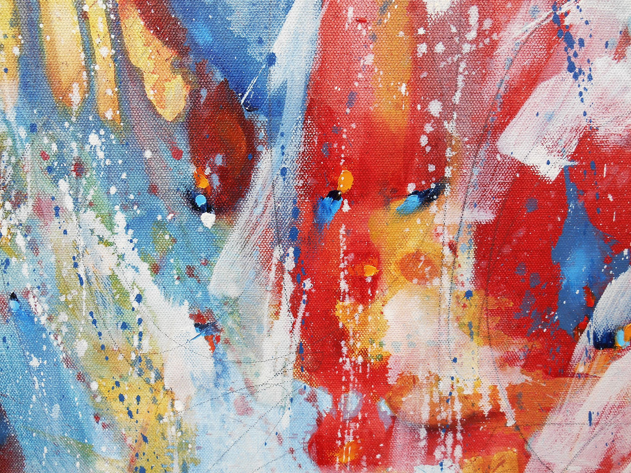 Walking On Stars by Cynthia Ligeros |  Closeup View of Artwork 