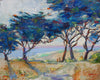 Original art for sale at UGallery.com | Cypress, Half Moon Bay Trail by James Hartman | $740 | oil painting | 24' h x 30' w | thumbnail 1