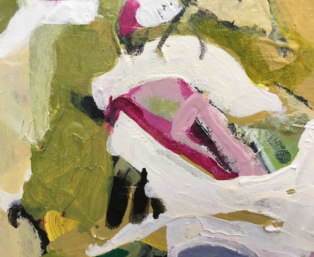 Crazy Daisy by Sheila Grabarsky |   Closeup View of Artwork 