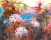 Original art for sale at UGallery.com | Dance of the Flowers by Melissa Gannon | $600 | mixed media artwork | 16' h x 20' w | thumbnail 1