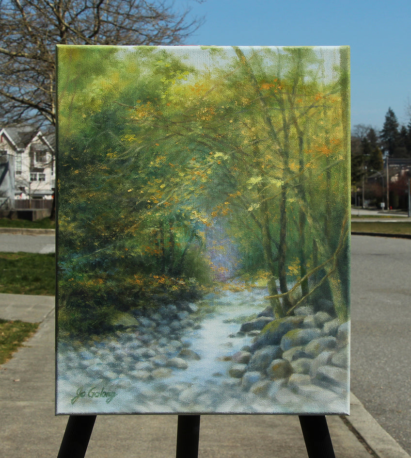 Dance of the Golden Lights by Jo Galang |  Context View of Artwork 