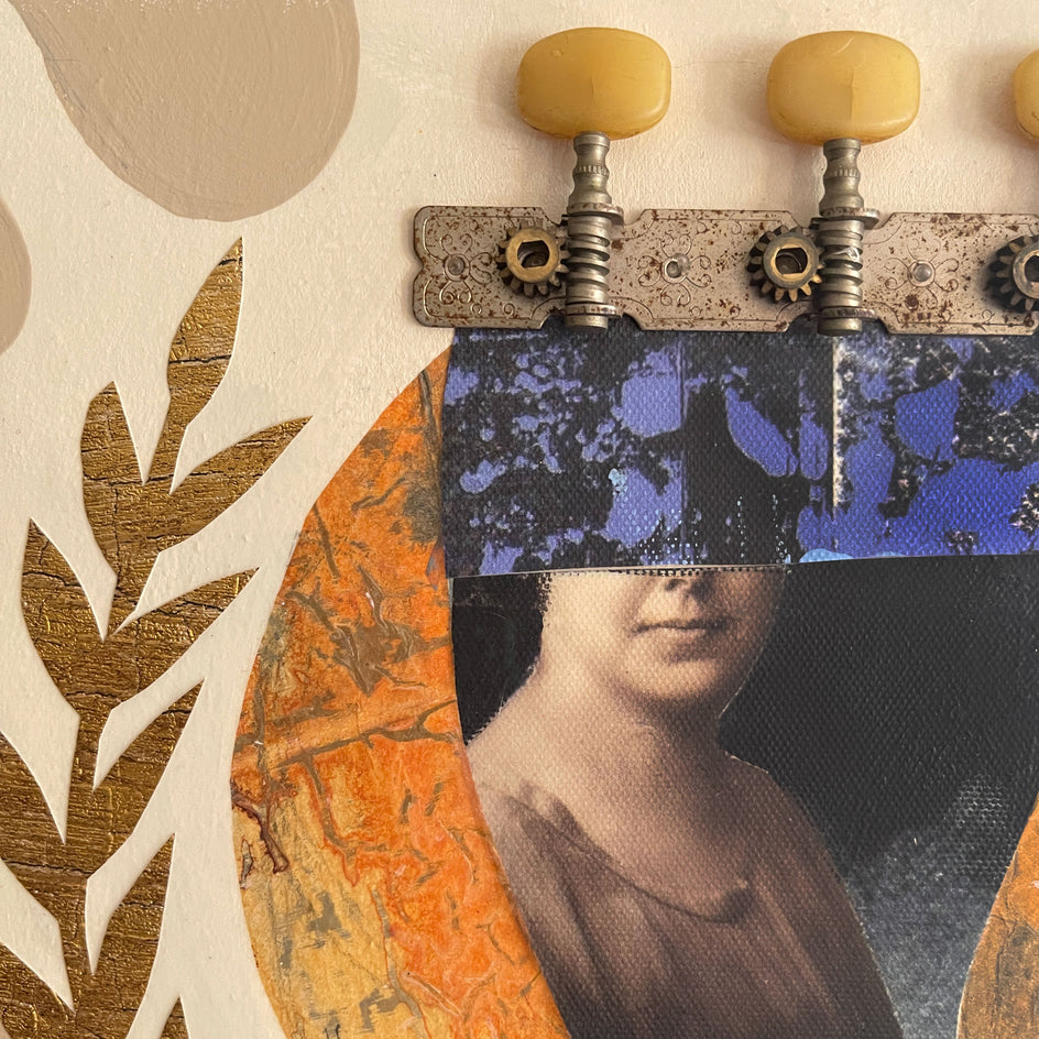 Artist Incognito by Darlene McElroy |  Closeup View of Artwork 