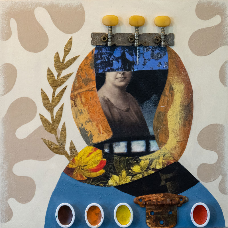 アート・デザイン・音楽 Facing Beauty Aileen Ribeiro Artist Incognito by Darlene McElroy - mixed media artwork | UGallery