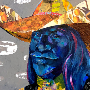 Even Cowboys Get the Blues by Darlene McElroy |   Closeup View of Artwork 