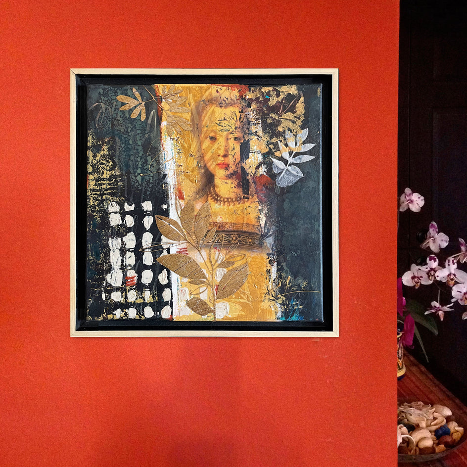 Falling Leaf by Darlene McElroy |  Context View of Artwork 