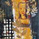 Original art for sale at UGallery.com | Falling Leaf by Darlene McElroy | $575 | mixed media artwork | 12' h x 12' w | thumbnail 1