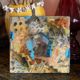 Original art for sale at UGallery.com | Fish Thoughts by Darlene McElroy | $425 | mixed media artwork | 10' h x 10' w | thumbnail 3