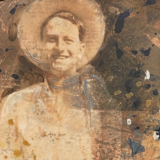 Ghost Rancher by Darlene McElroy |   Closeup View of Artwork 